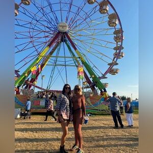 Dolls Kill Rust Ribbed Jumpsuit